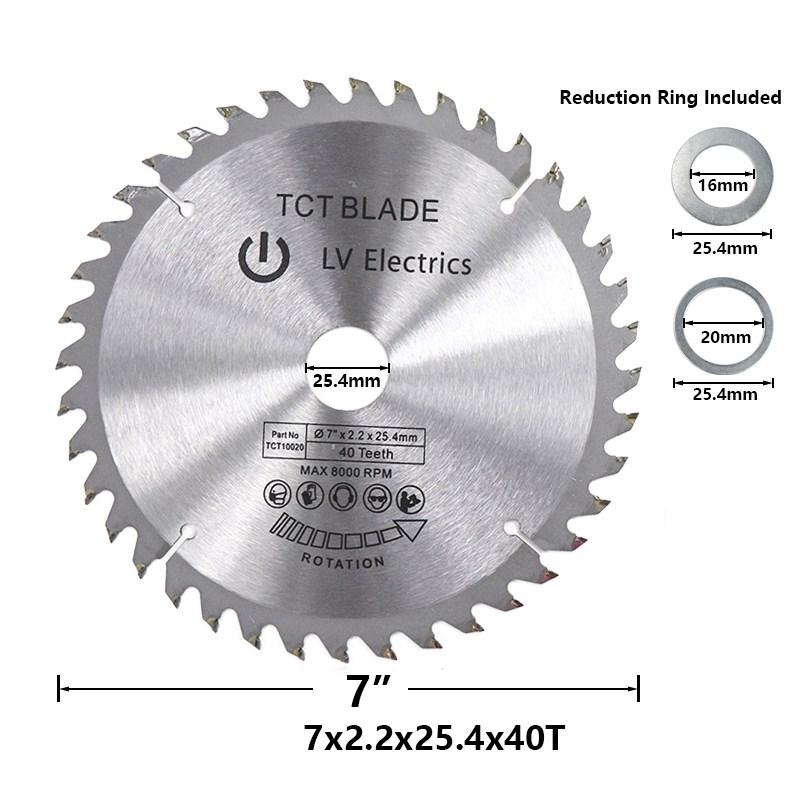 1 шт. Пильный диск 4", 6", 7", 8" дюймов, пильный диск из карбида вольфрама для резки дерева, диск для деревообработки TCT