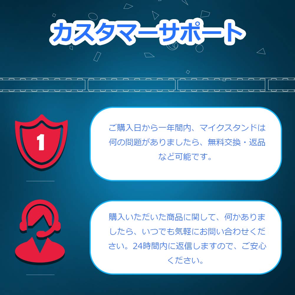 AKEIE Desktop Microphone Stand, Extendable Desk Arm Holder, Foldable Microphone Arm, Adjustable Angle and Height, Microphone Holder, Clamp, Audio