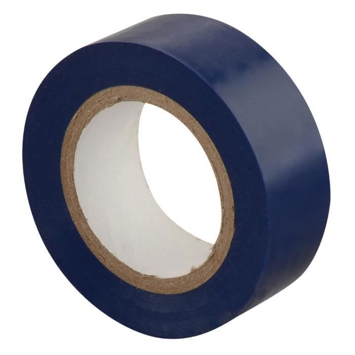 Клейкая лента ПВХ 10 метров синяя