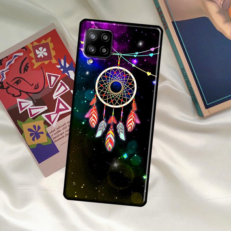 Ретро Ловец снов с перьями для Samsung Galaxy A56 A36 A06 A13 A53 A32 A12 A22 A52 A35 A26 A16 A55 A15 A54 A34 A14