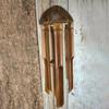 Bamboo Wind Chimes Big Bell Craft Handmade Indoor and Outdoor Wall Hanging Wind Chime Room Home Decoration