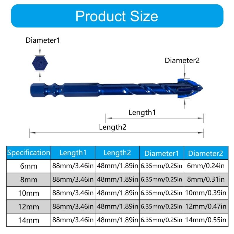 6-14mm High Strength Steel Drill Bit Perfect for Woodworking Metalwork and DIYer Projects Ensures Long Lasting Sharpness