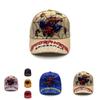 Childrens Cartoon Spider Man Pattern Baseball Cap With Short Brim For Summer Indoor Outdoor Kids