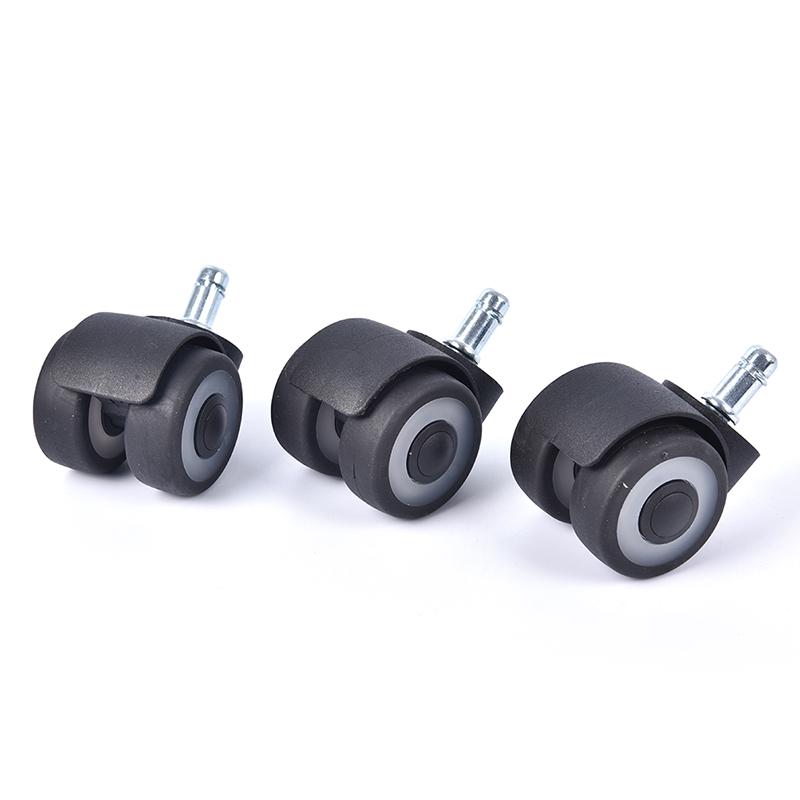 Universal Mute Wheel Office Chair Replacement Casters Rubber Roller Furniture