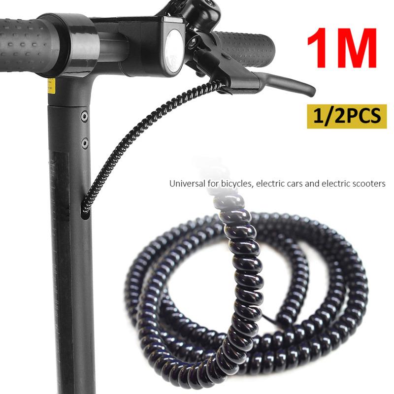 Bicycle Harness Winding Tube Electric Vehicle Brake Wire Organizer Protective Sleeve TPU Sheath Line Cable Spiral Wrap Portable