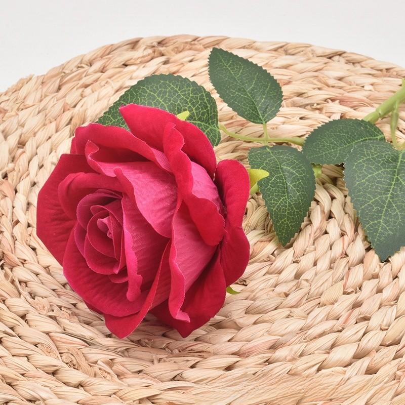 Elegant Rose Faux Flower Waterfall With Silk Roses For Gift Table Decor And Special Occasions