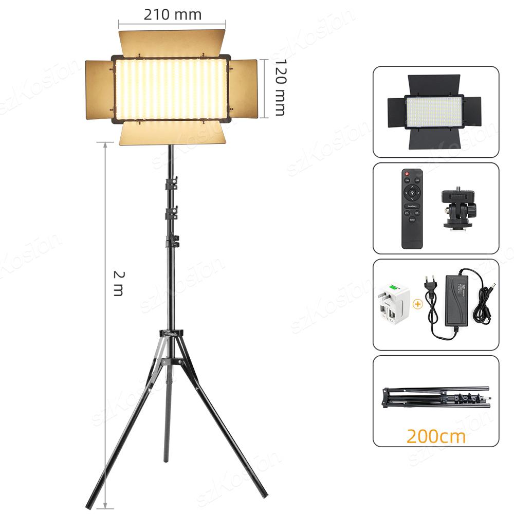 RGB Фото Видео Светодиодная панель заполняющего света для фотостудии Комплект ламп для записи видео Съемка Youtube Tiktok Прямая трансляция Лампа