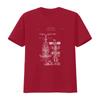 Patent Design T Shirt With Pogo Stick Technical Drawings Print Unique Retro Style For Tech Lovers Vintage Streetwear