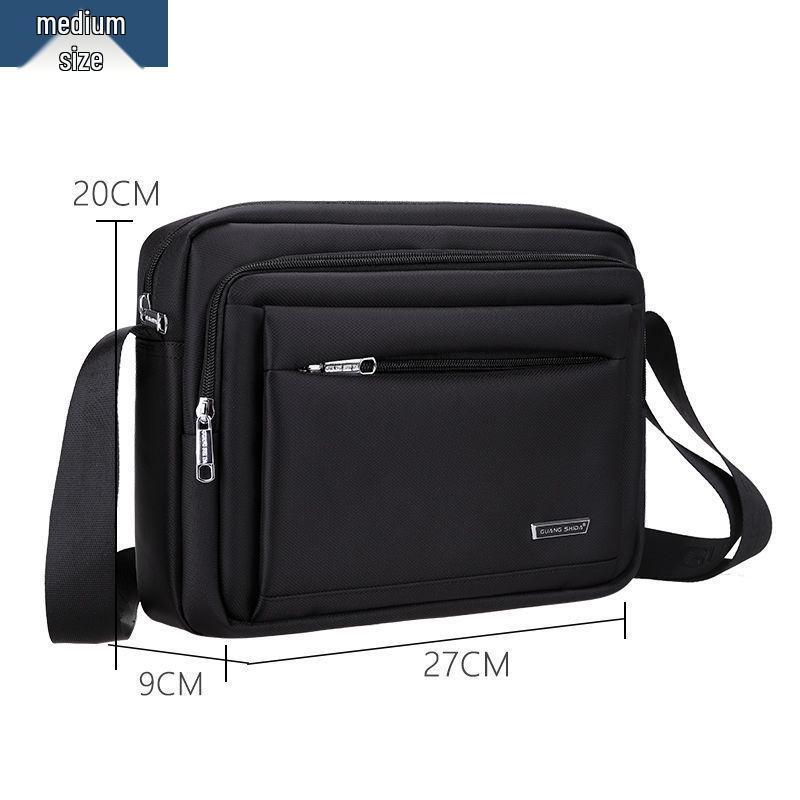 Men's Waterproof Korean Style Oxford Cloth Crossbody Shoulder Bag - Business Casual Small Backpack