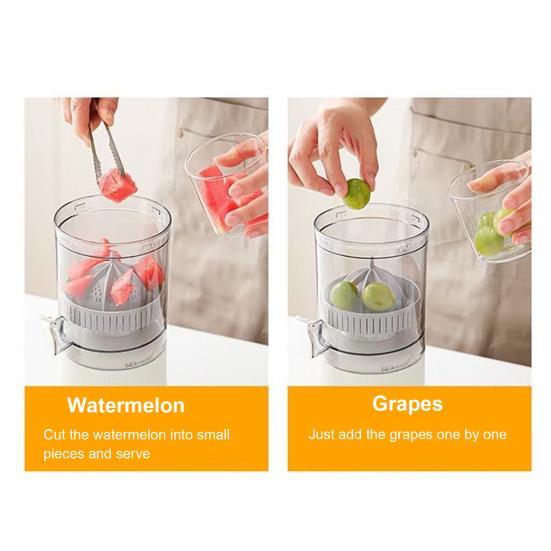 Electric Juicer USB Rechargeable Portable Easy Clean Orange Lime Citrus Grapefruit Lemon Squeezer Fruit Juicing Machine Kitchen Gadgets