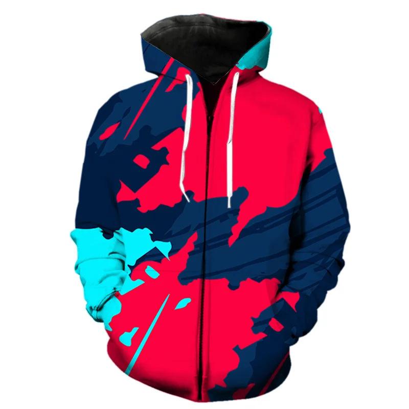 Толстовка с капюшоном и принтом в виде цветных букв 3D-граффити, мужская толстовка с капюшоном, модная толстовка с капюшоном