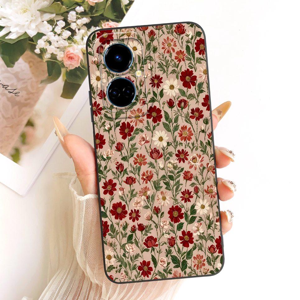 Для Tecno Camon 19 Pro 19 Neo Camon19 CH6i CH6i Чехол для телефона Узор Бант Цветок Бабочка Девичий Задняя крышка Силиконовый Мягкий корпус