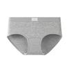 Women Mid Waist Pure Cotton Antibacterial Breathable Ladies Triangle Panties Underwear