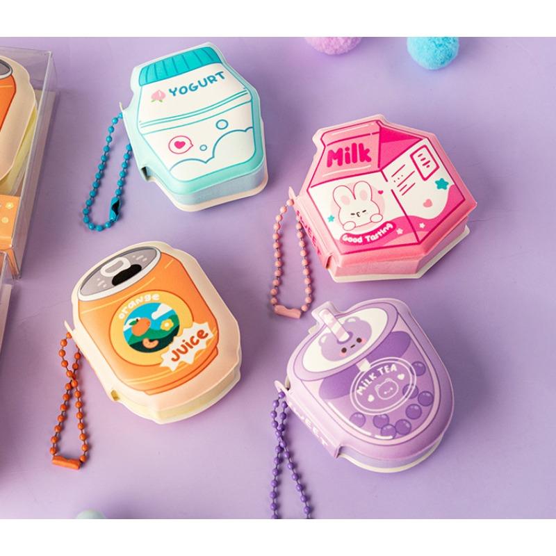 Cute Stress Relief Cartoon Pendant Memento Bean Ben Student Message Notes Fun Alien 80 Pages