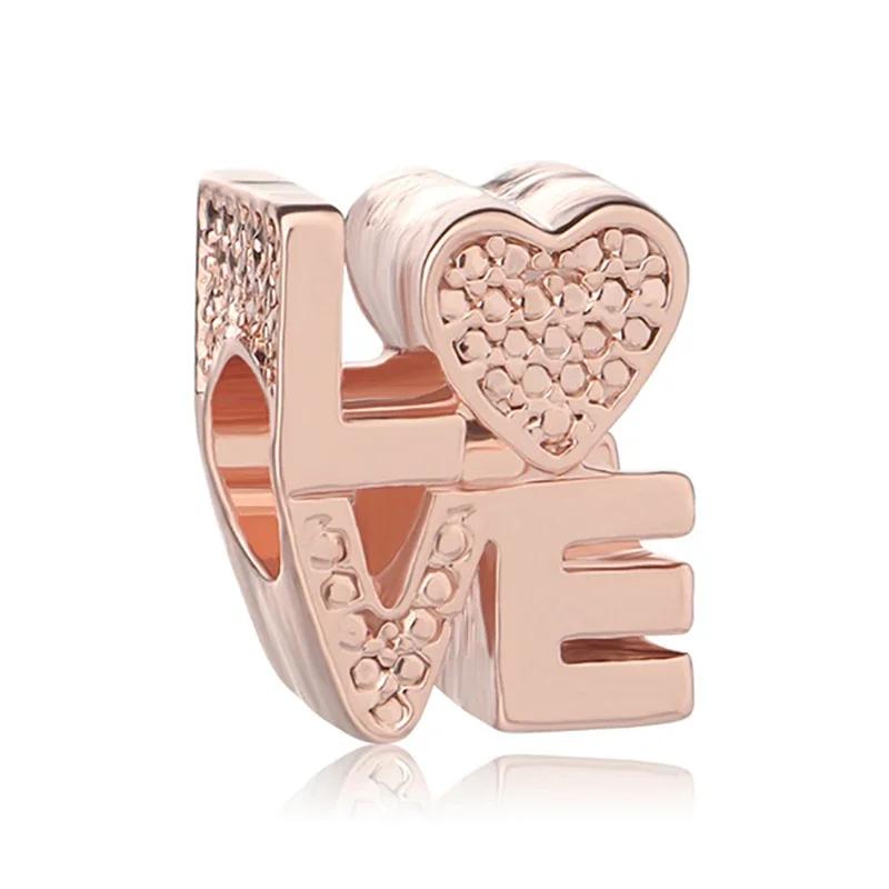 Новые бусины «Любовь, папа, бабушка, мама, сестра, лучшие друзья», подходят для браслета и браслета «сделай сам», для женщин, изготовление ювелирных изделий, Прямая поставка