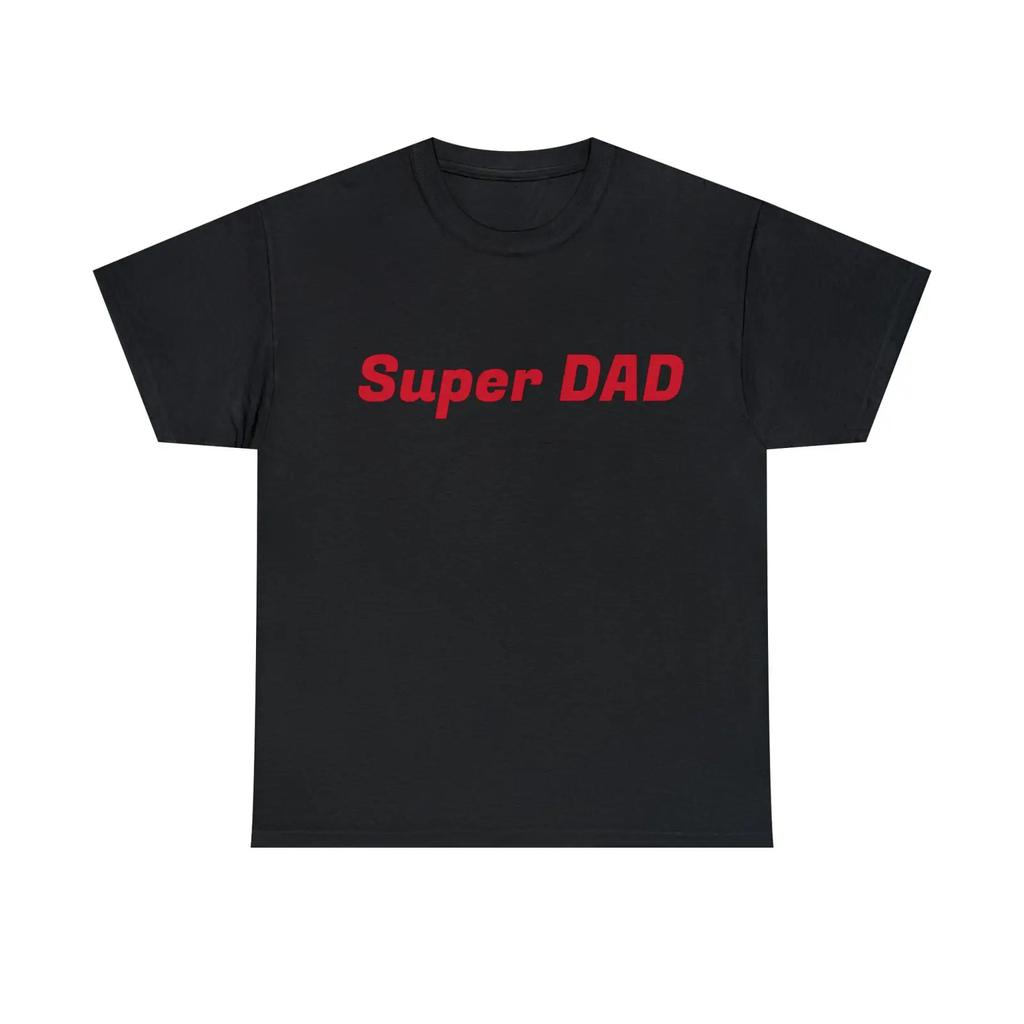 Super Dad T Shirt Vintage Washed Homme Soft Stylish Casual Comfortable Graphic Breathable Designer Clothes Versatile Streetwear