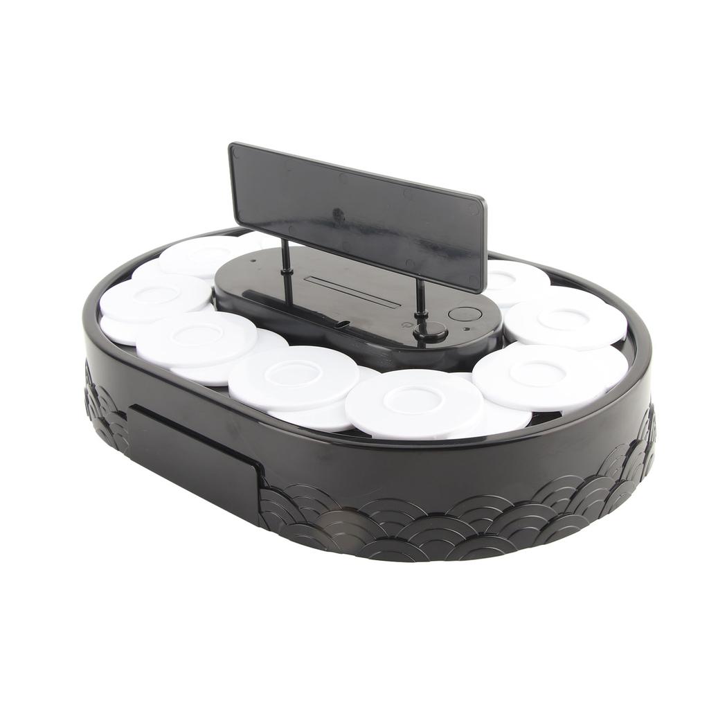 Rotary Sushi Machine Automatic Rotating Table Display Stand Swing Tray Turntable for Sushi Dessert Cupcake