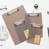 Practical Multisize PP Writing Clipboard Test Paper Organizer Student Stationary Durable Simple Pocket Writing Tablet