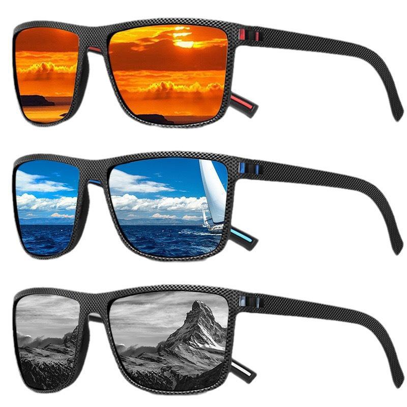 Men's Iridescent Retro Cycling & Sports Sunglasses