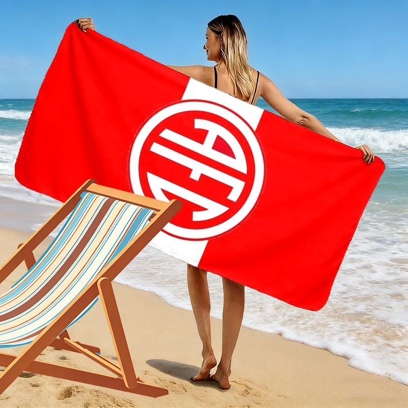 America Football Club Print Beach Towel, Large Soft Quick Dry Towel for Beach Camping Swimming
