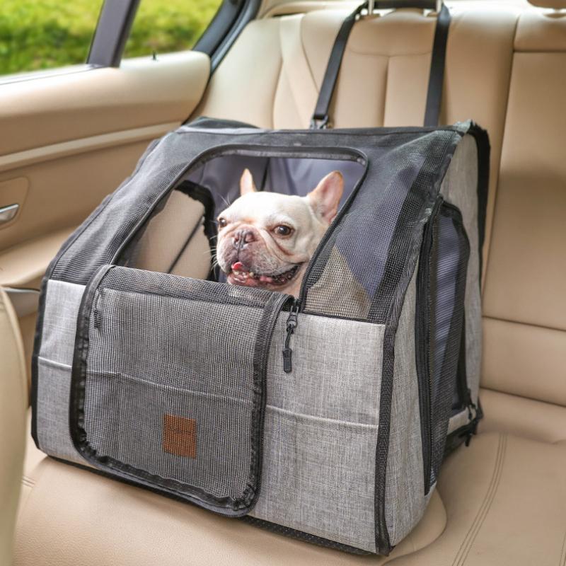 Автокресло для домашних животных, кровать для собак, многофункциональный дизайн, переноска для домашних животных, легкое складное водонепроницаемое сиденье для собак и кошек, дорожная клетка