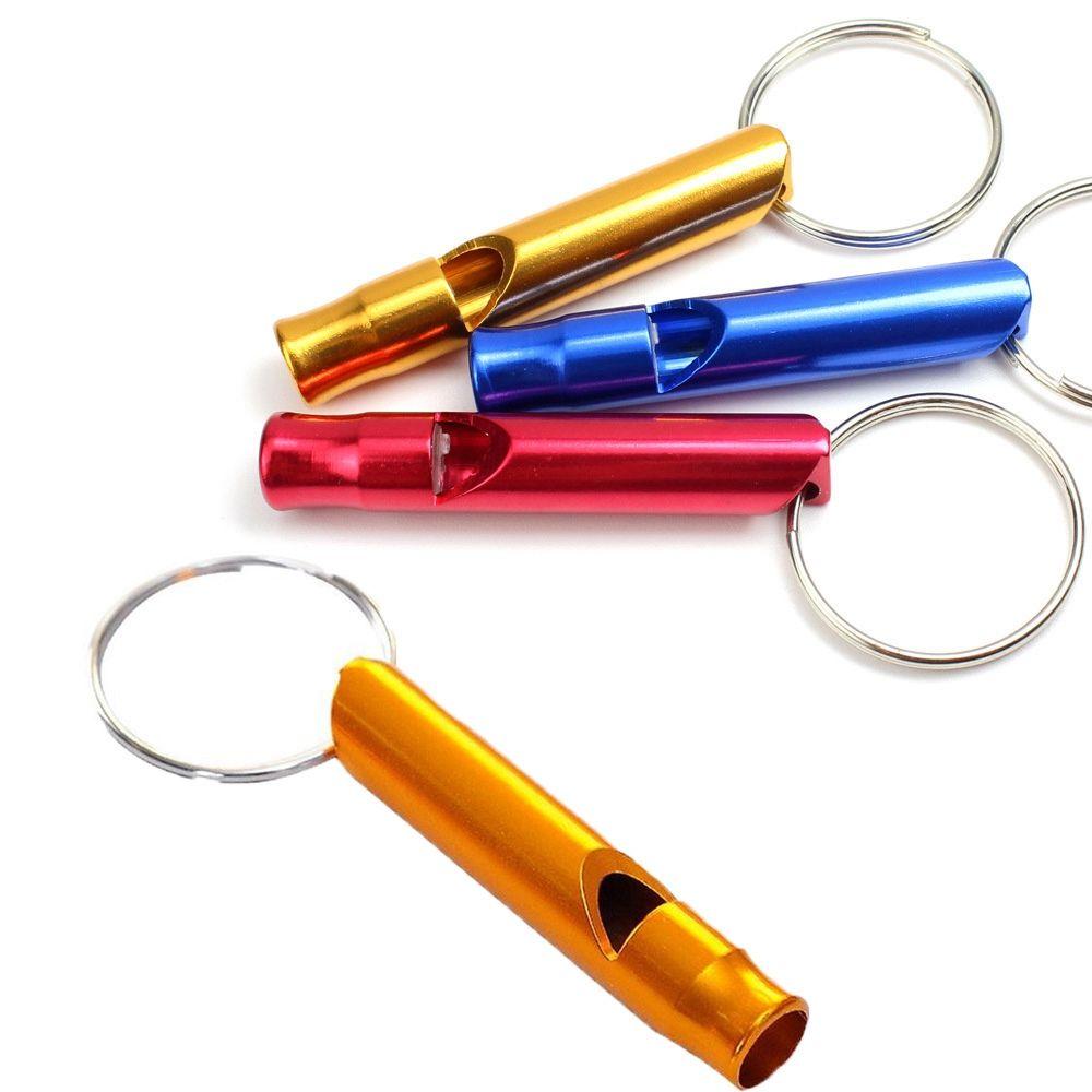 7 Colors Outdoor Camping Hiking Survival Whistle Emergency Whistles EDC Tools Training Accessories