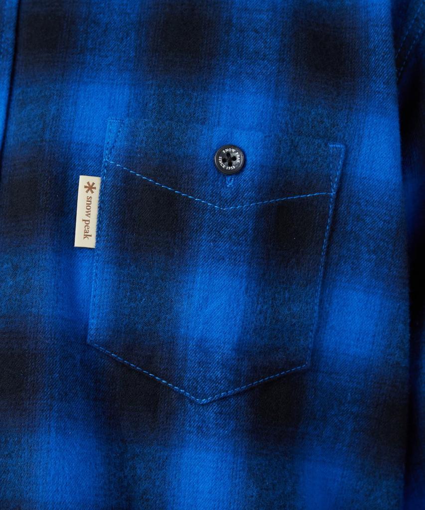 Snow Peak Ombre Check Shirt Long BLACK CH SPTL-SH-26SU902 - Tops, Shirts, Sleeve, Men's & Women's, XXL,