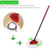 5pcs Microfiber Mop Heads Replacement for O-Cedar Spin Mop White Ultrafine Fiber
