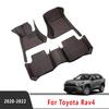 Автомобильные коврики для Toyota Rav 4 Rav4 2023 2022, ковры на заказ, автомобильные аксессуары для интерьера, подушечки для ног, автомобильные чехлы