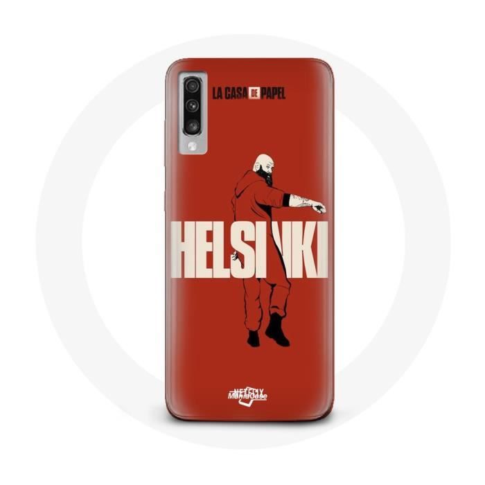 Coque - La Casa De Papel - Samsung Galaxy A50 - Souple - Rouge - Protection chocs et rayures