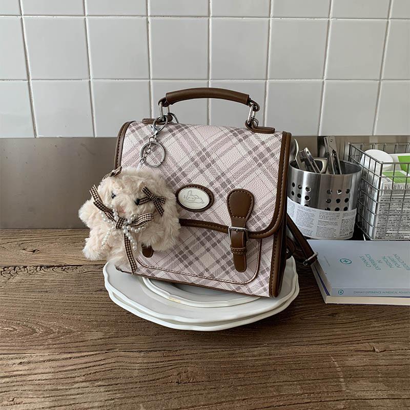 Рюкзак в стиле колледж, ретро, милый, женский, новый, осенне-зимний, премиальный, портативный, для поездок