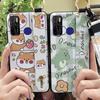 Cute Ring Phone Case For Tecno Camon15/15Air/16S/KD7H/CD6/CD7/Spark5/5Pro Anti-dust Back Cover Wristband Phone Holder