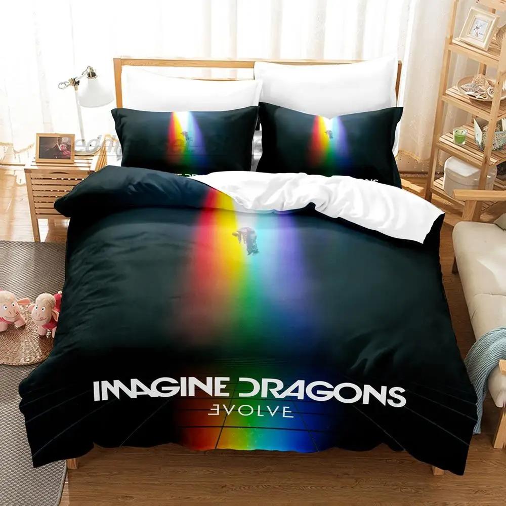 Imagine Dragons Bedding Set Single Twin Full Queen King Size Bed Set Aldult Kid Bedroom Duvetcover Sets 3D Print Bed Sheet Set