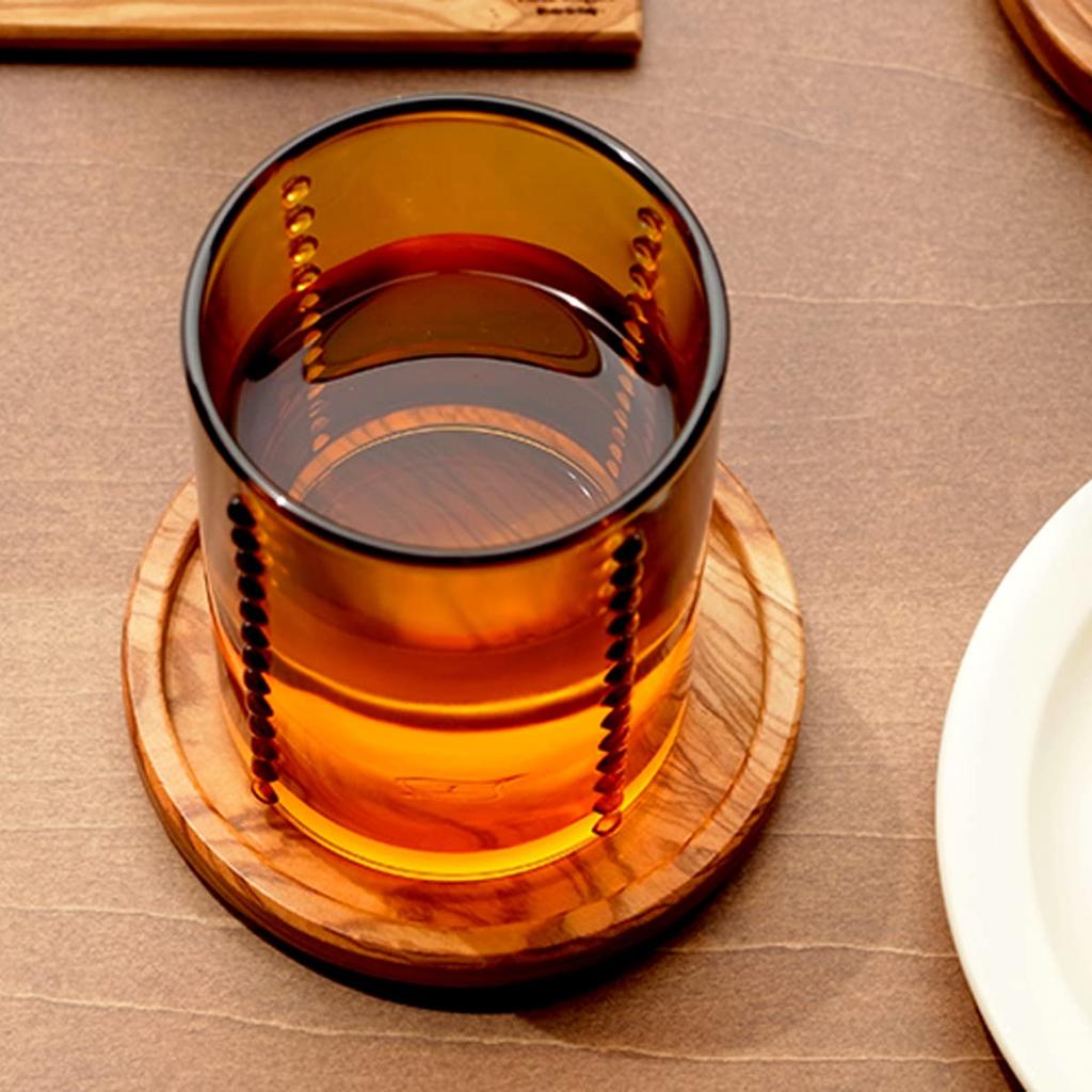 Деревянные подставки Altereno, поднос, настольные аксессуары, итальянские, набор из 2 штук, круглые, маленькие