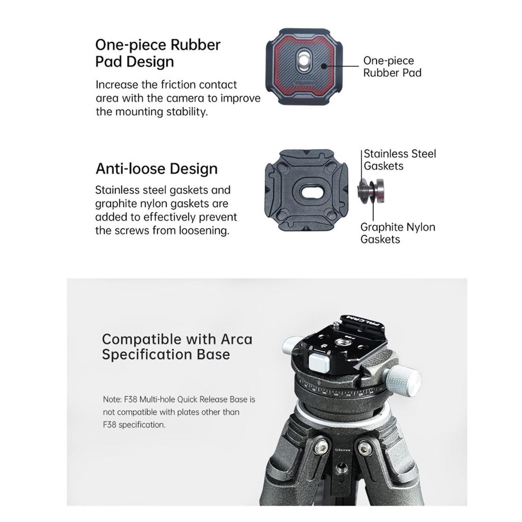 Falcam F38 F38B 3404 Aluminum Alloy Multi-Hole Quick Release Kit