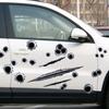 Новые 1 шт. Забавные автомобильные наклейки 3D Дыра от пули Боковая часть автомобиля Чехлы для автомобиля Мотоцикл Царапина Реалистичная Дыра от пули Водонепроницаемые Аксессуары