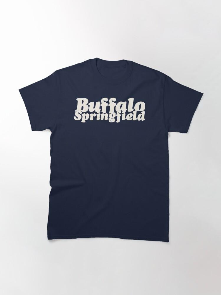 Buffalo springfield Bold Cream Typography Folk Rock Band Classic T-Shirt