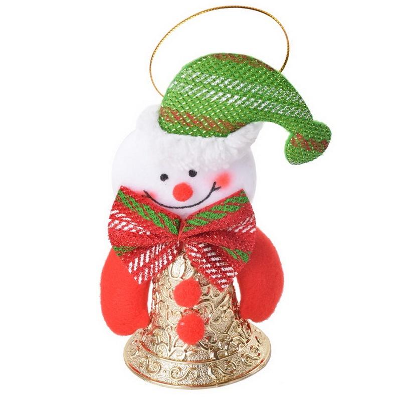 Рождественские украшения Санта-Клаус кукла Wjingle Bell Decor Новогодние украшения подвеска-капля