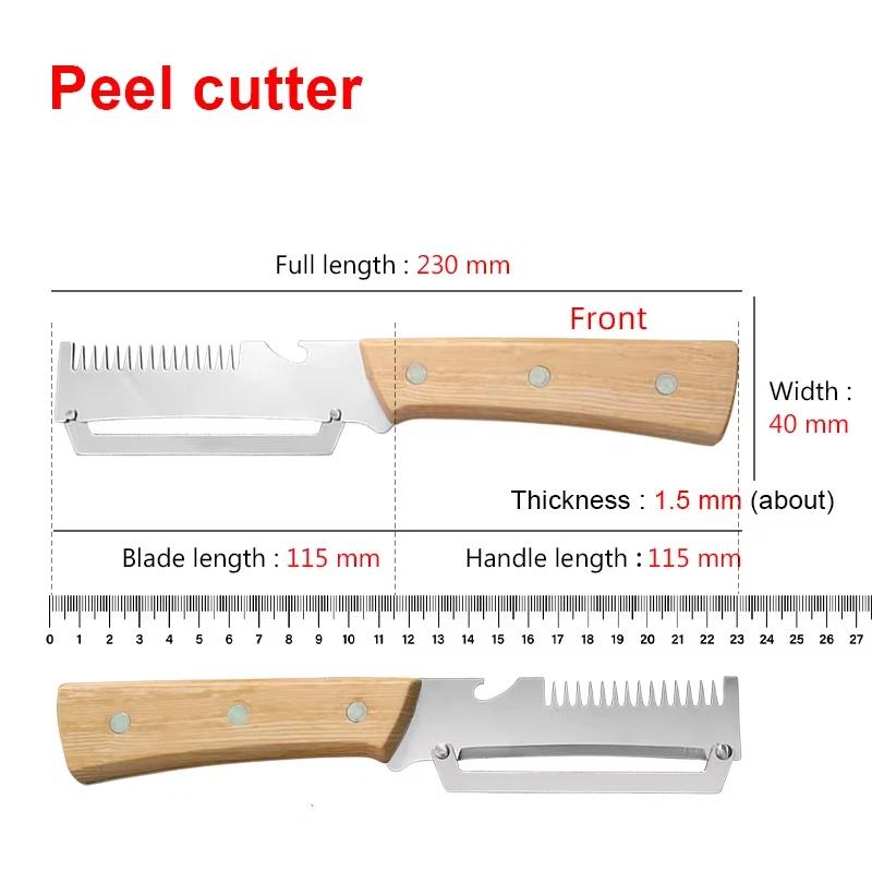 Ergonomic Vegetable Peeler Multipurpose Kitchen Equipment for Quick Safe Peeling