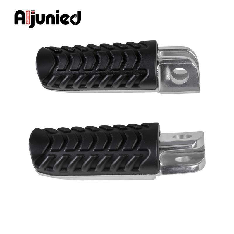 Aluminum Front Footpegs With Rubber Pads Kawasaki Z900 Z650 Ninja H2 SX Versys-X 300 Replacement
