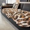 Plush Thickened Sofa Cushion Autumn And Winter One-Piece Special-Shaped Leather Sofa Special High-End Cover Cloth Towel  New