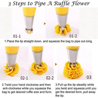 13/8 шт. набор насадок для кондитерских изделий в виде тюльпанов из нержавеющей стали, насадки для украшения торта в виде цветка, мешка для кексов