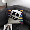 M-Marshmello Музыкальный Продюсер Наволочка Натуральный Лен Органическая Ткань Двусторонний Принт Диван Домашний Декор Подарок Наволочка