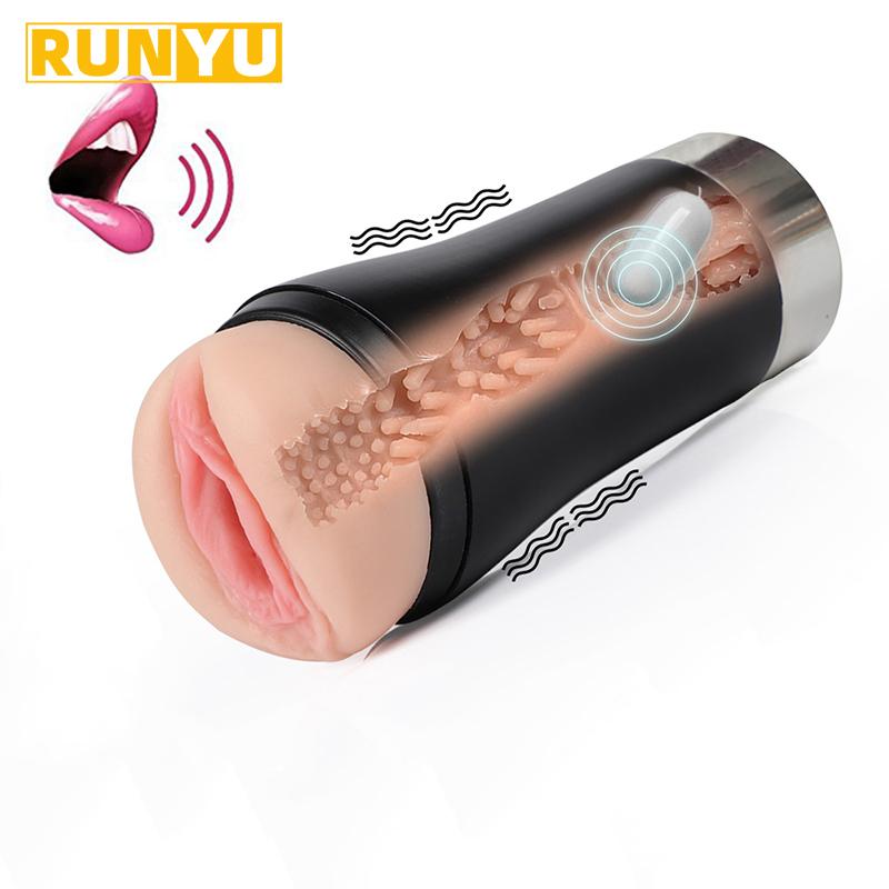 Автоматический мужской мастурбатор, чашка с сильной вибрацией, машина для минета, настоящая киска, мастурбация, секс-игрушки для мужчин