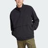 Adidas City Escape Track Top With Solid Color Logo Stand Collar Long Sleeve Jacket Men Tops Black IA3085
