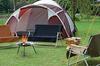 Чехол для скамейки Captain Stag, Огнеупорный, UP-2685, Черный, Огнезащитная ткань с задним карманом
