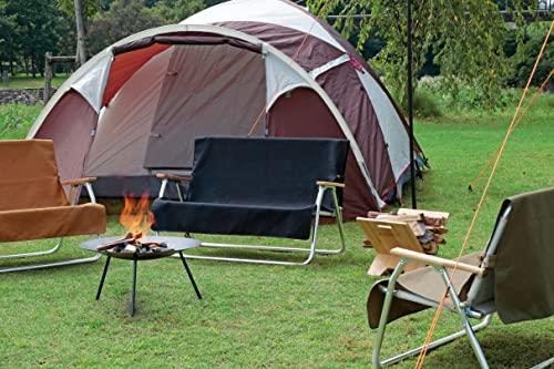 Чехол для скамейки Captain Stag, Огнеупорный, UP-2685, Черный, Огнезащитная ткань с задним карманом