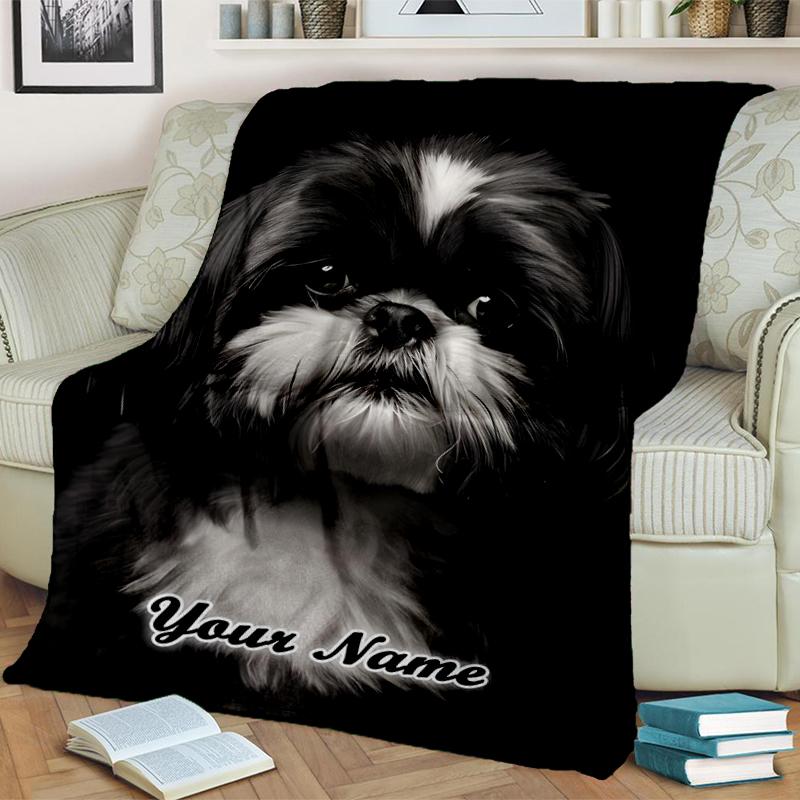 1PC Custom Name Shih Tzu Portrait Artwork