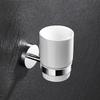 Toothbrush Cup Holder Bathroom Supplies Double Ceramic/Glass Cup Wall Mounted Toothbrush Holder Bathroom Accessories