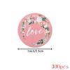 50-500pcs 1 Inch Flower Thank You Stickers Seal Label Handmade Stickers Scrapbooking for Gift Envelope Seals Stickers